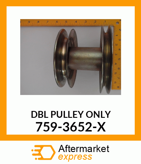 DBL PULLEY ONLY 759-3652-X