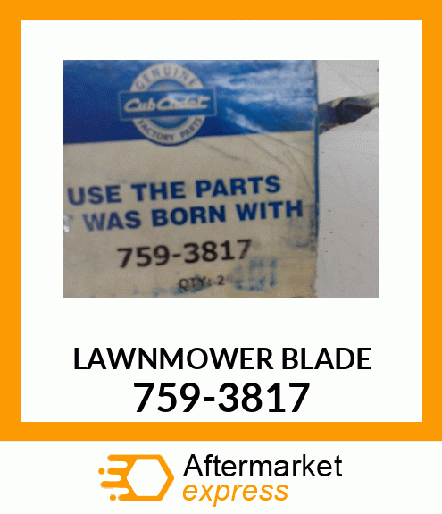 LAWNMOWER BLADE 759-3817