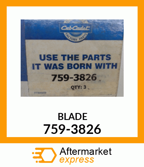 BLADE 759-3826