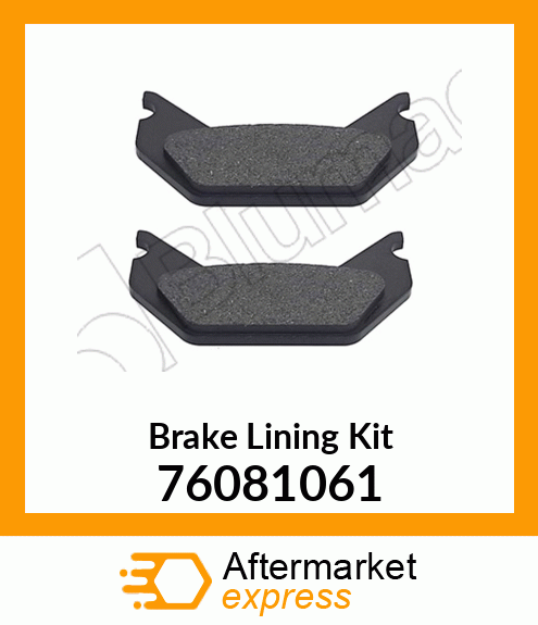 Brake Lining Kit 76081061