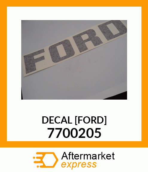 DECAL [FORD] 7700205