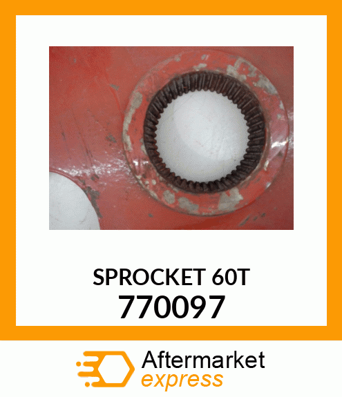 SPROCKET 60T 770097