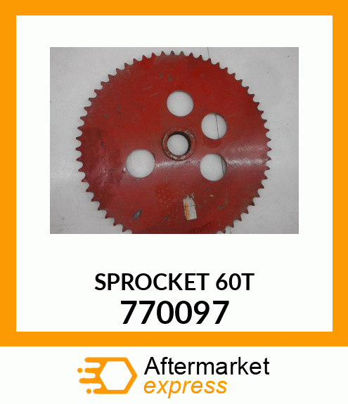 SPROCKET 60T 770097