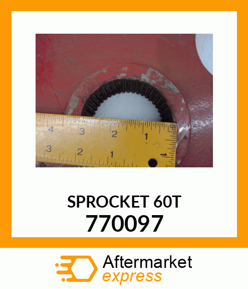 SPROCKET 60T 770097