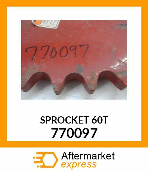 SPROCKET 60T 770097