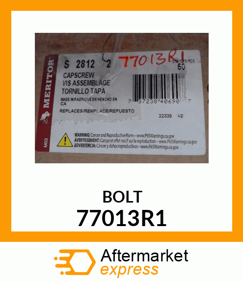 BOLT 77013R1