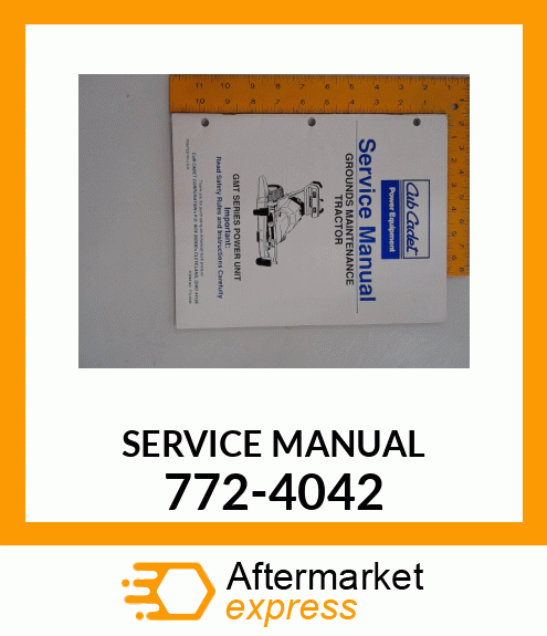 SERVICE MANUAL 772-4042