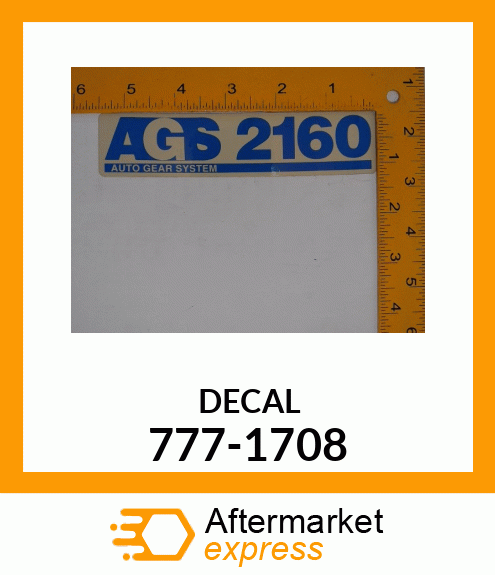 DECAL 777-1708