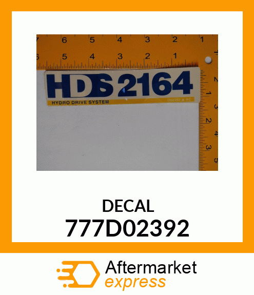 DECAL 777D02392