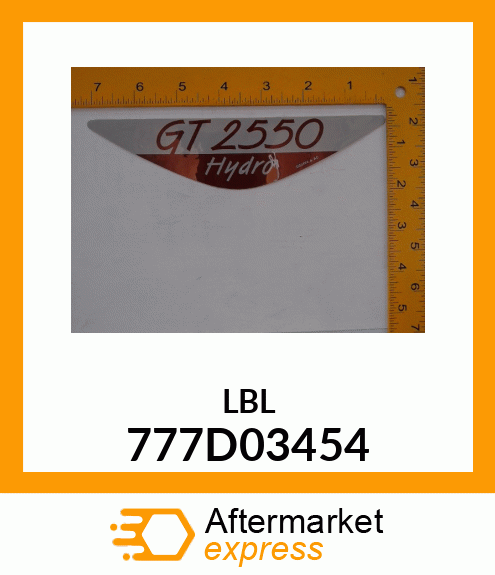 LBL 777D03454