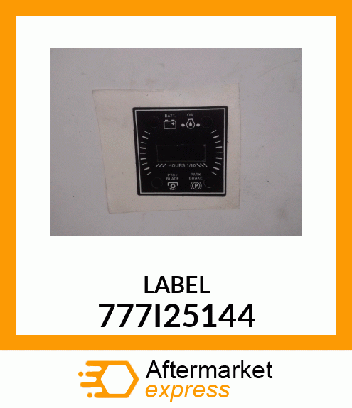 LABEL 777I25144