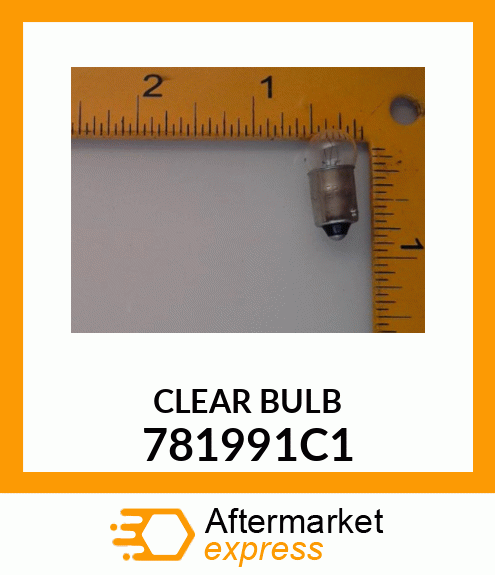 CLEAR BULB 781991C1