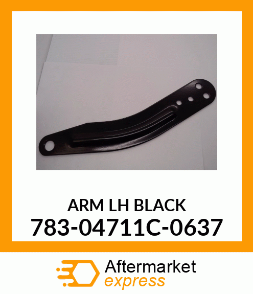 ARM LH BLACK 783-04711C-0637