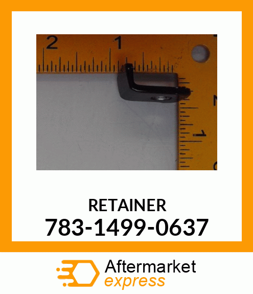 RETAINER 783-1499-0637