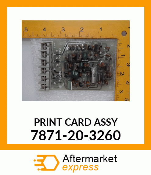 PRINT CARD ASSY 7871-20-3260