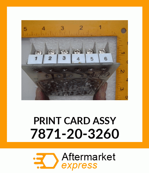 PRINT CARD ASSY 7871-20-3260