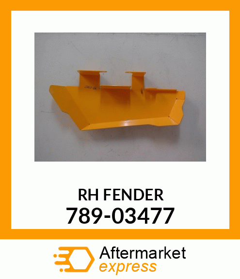 RH FENDER 789-03477