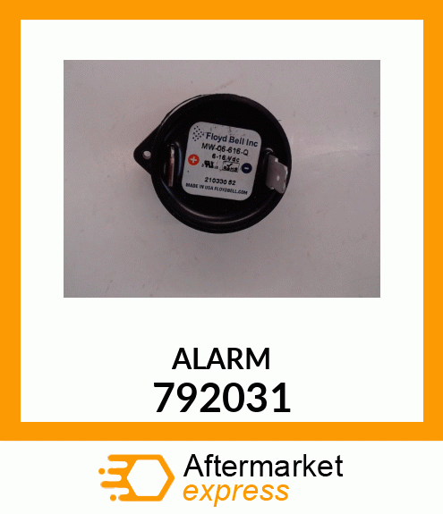 ALARM 792031