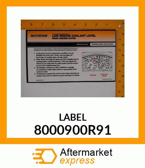 LABEL 8000900R91