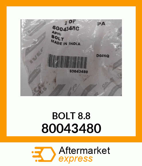 BOLT 8.8 80043480