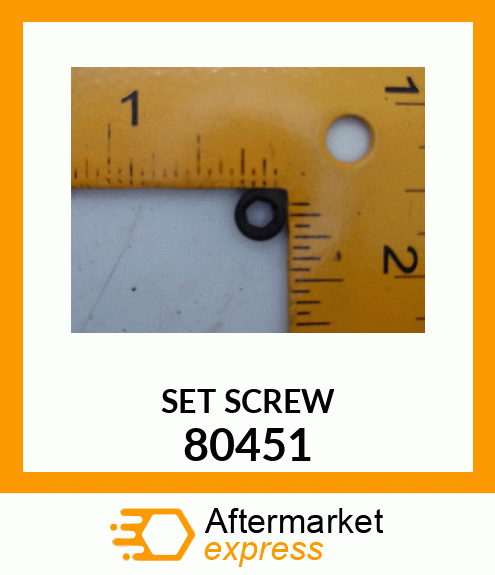 SET SCREW 80451