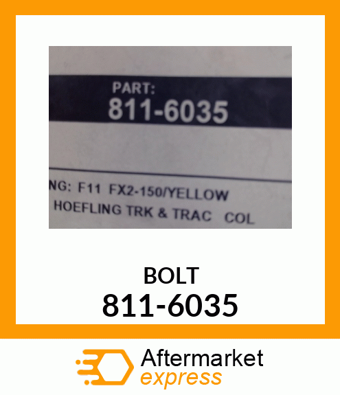 BOLT 811-6035