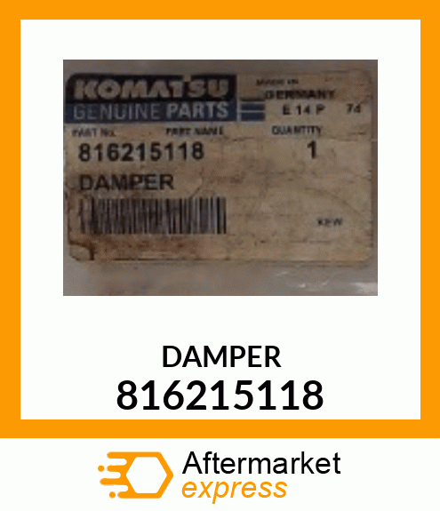 DAMPER 816215118