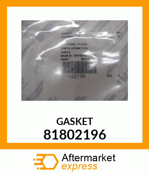 GASKET 81802196