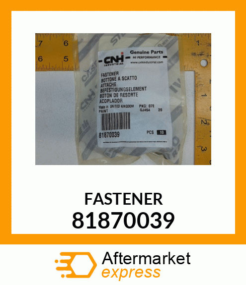 FASTENER 81870039