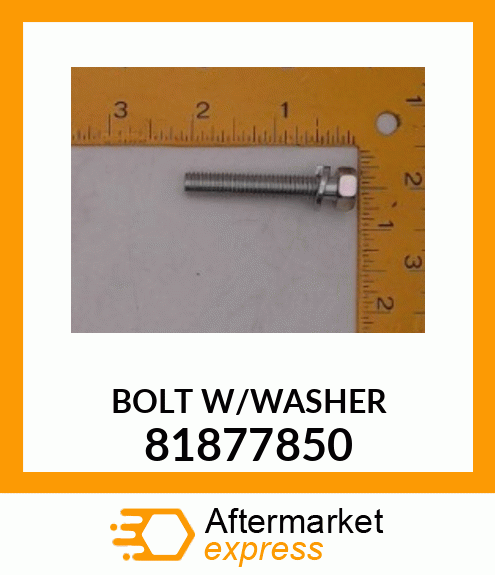 BOLT W/WASHER 81877850