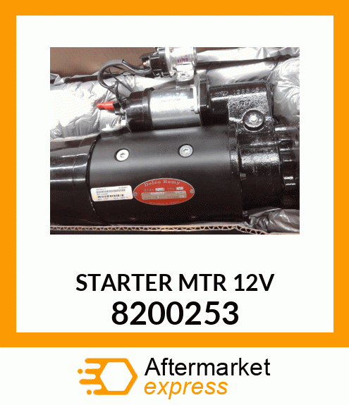 STARTER MTR 12V 8200253