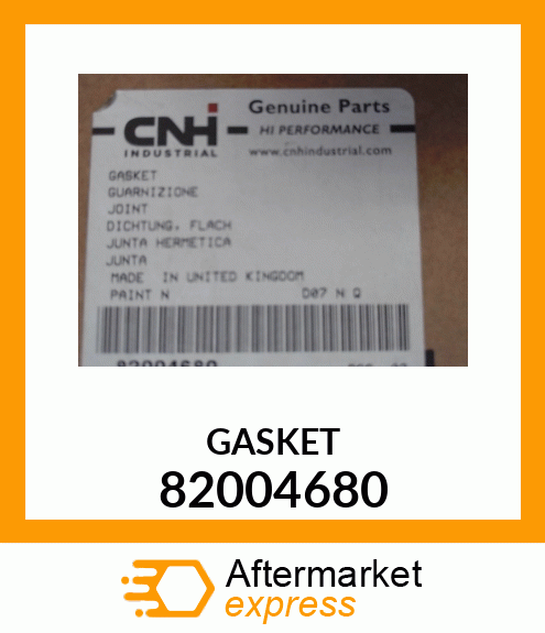 GASKET 82004680