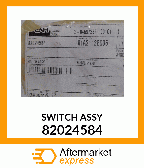 SWITCH ASSY 82024584