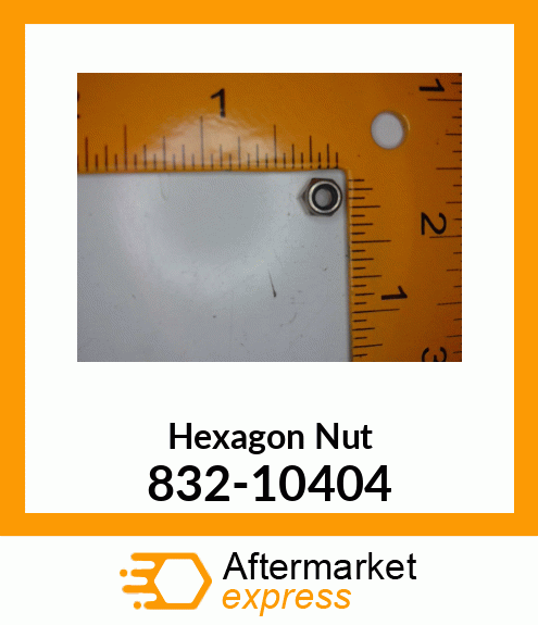 Hexagon Nut 832-10404