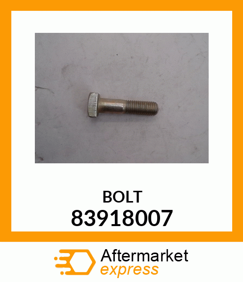 BOLT 83918007