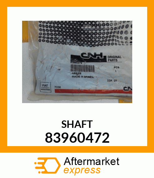 SHAFT 83960472