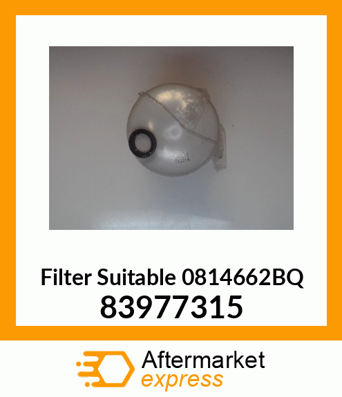 Filter Suitable 0814662BQ 83977315