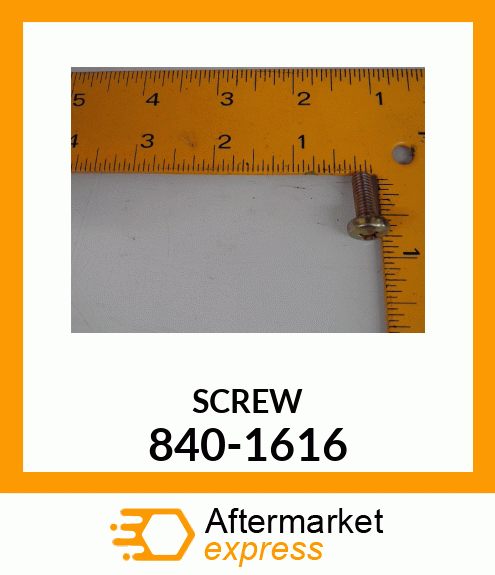 SCREW 840-1616