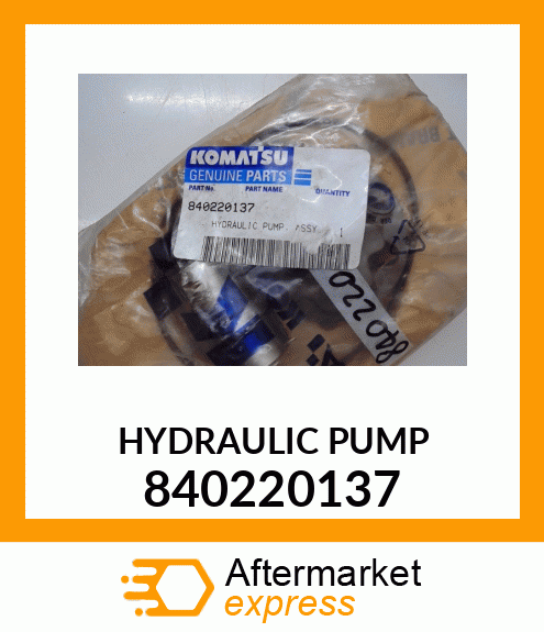 HYDRAULIC PUMP 840220137