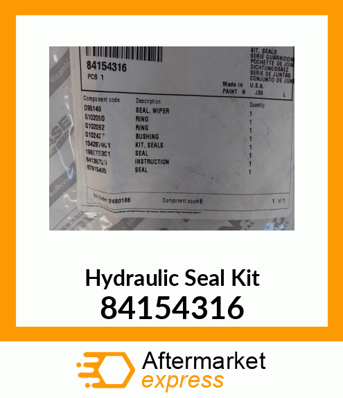 Hydraulic Seal Kit 84154316