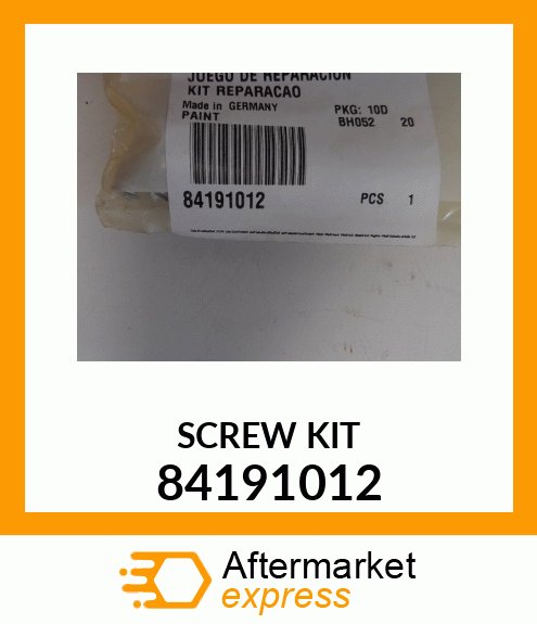 SCREW KIT 84191012