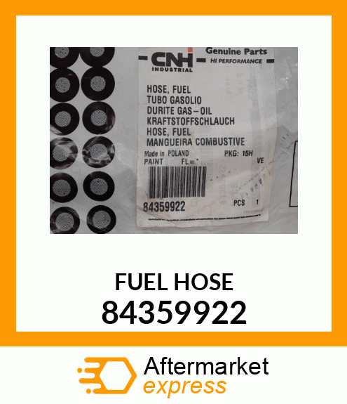 FUEL HOSE 84359922