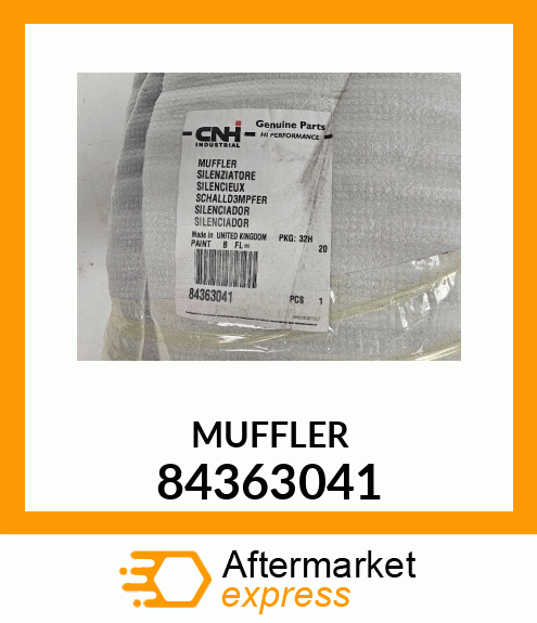 MUFFLER 84363041