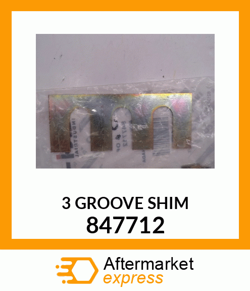 3 GROOVE SHIM 847712