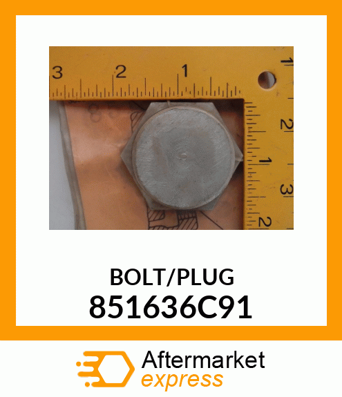 BOLT/PLUG 851636C91