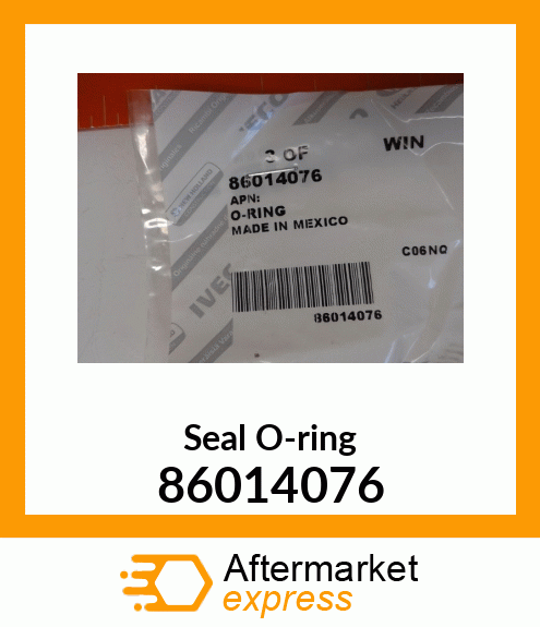 Seal O-ring 86014076