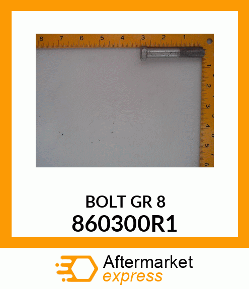 BOLT GR 8 860300R1