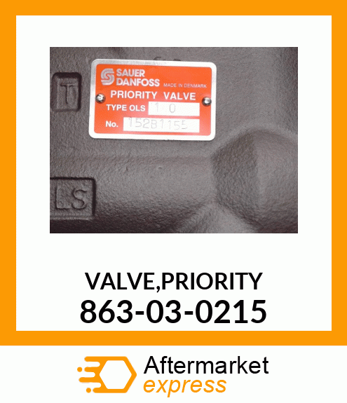 VALVE,PRIORITY 863-03-0215