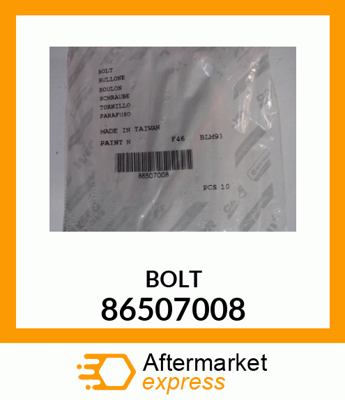 BOLT 86507008