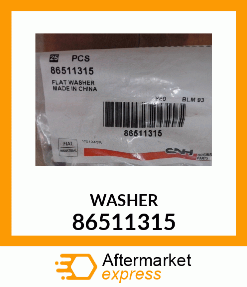 WASHER 86511315